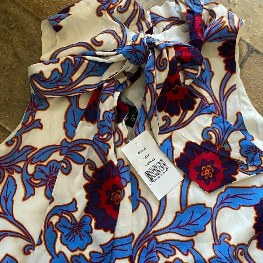 Gibson X Hi Sugarplum Capri Romper NWT
